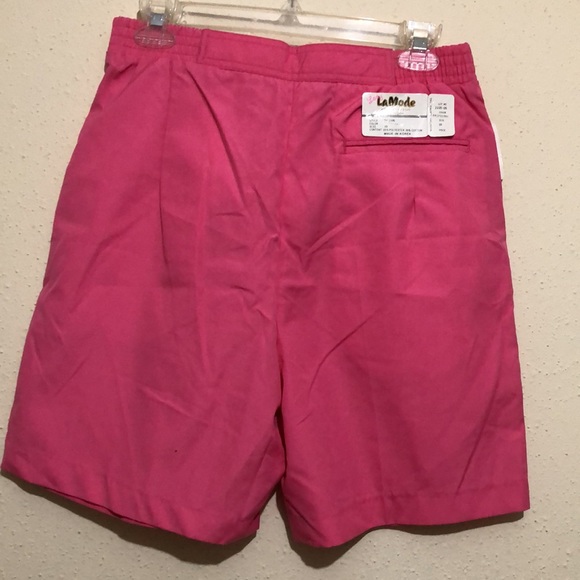 Vintage Lady LaMode Raspberry Shorts Size 10 - Picture 2 of 7